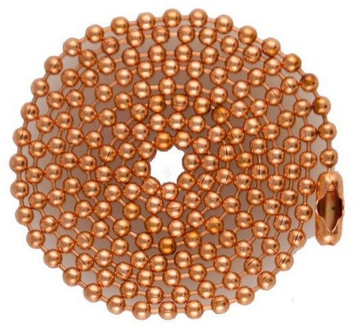 4.5 inch Copper Chain, Bag of 100 chains