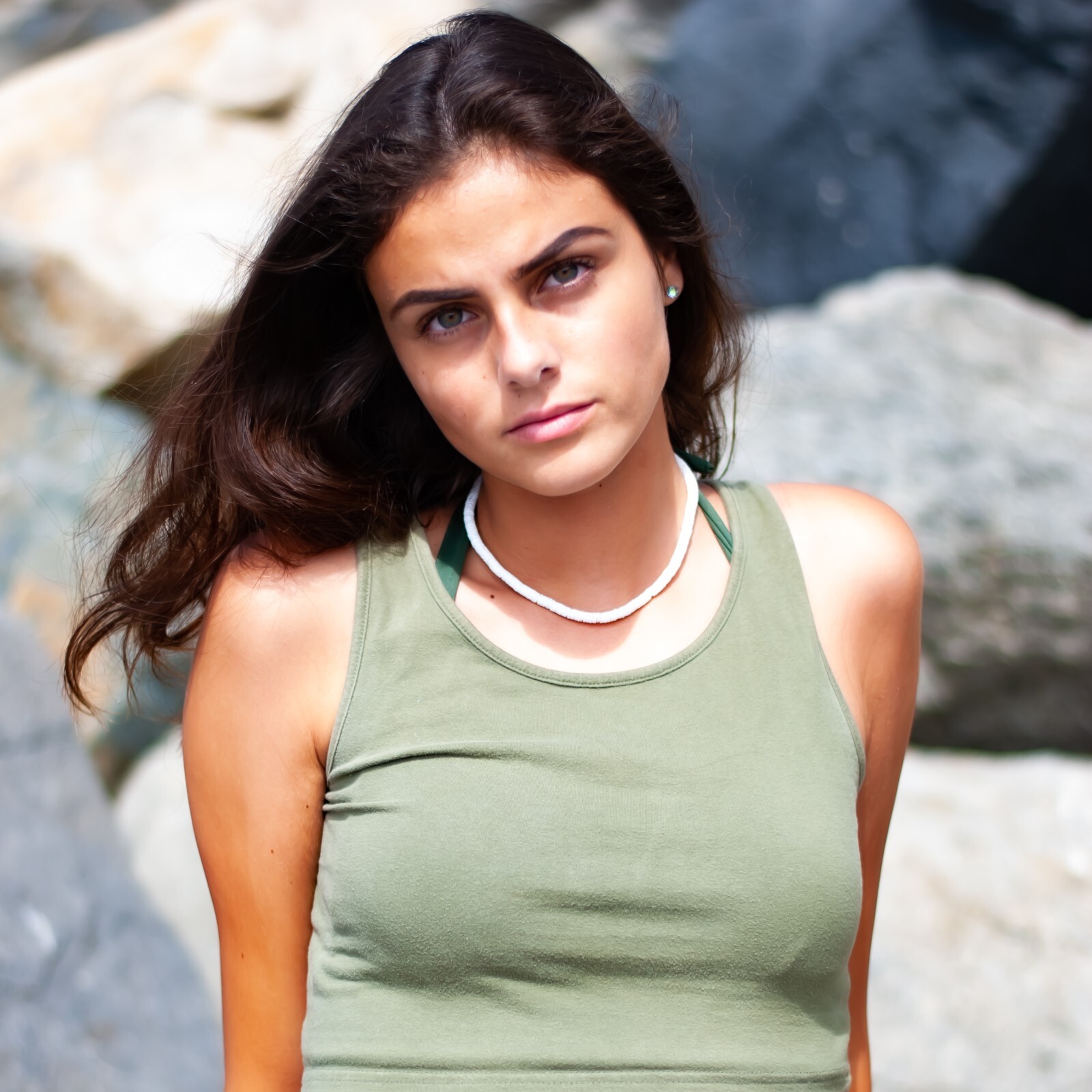 White Surfer Necklace Choker Pack, Genuine Puka Shell Necklace for Men & Women,