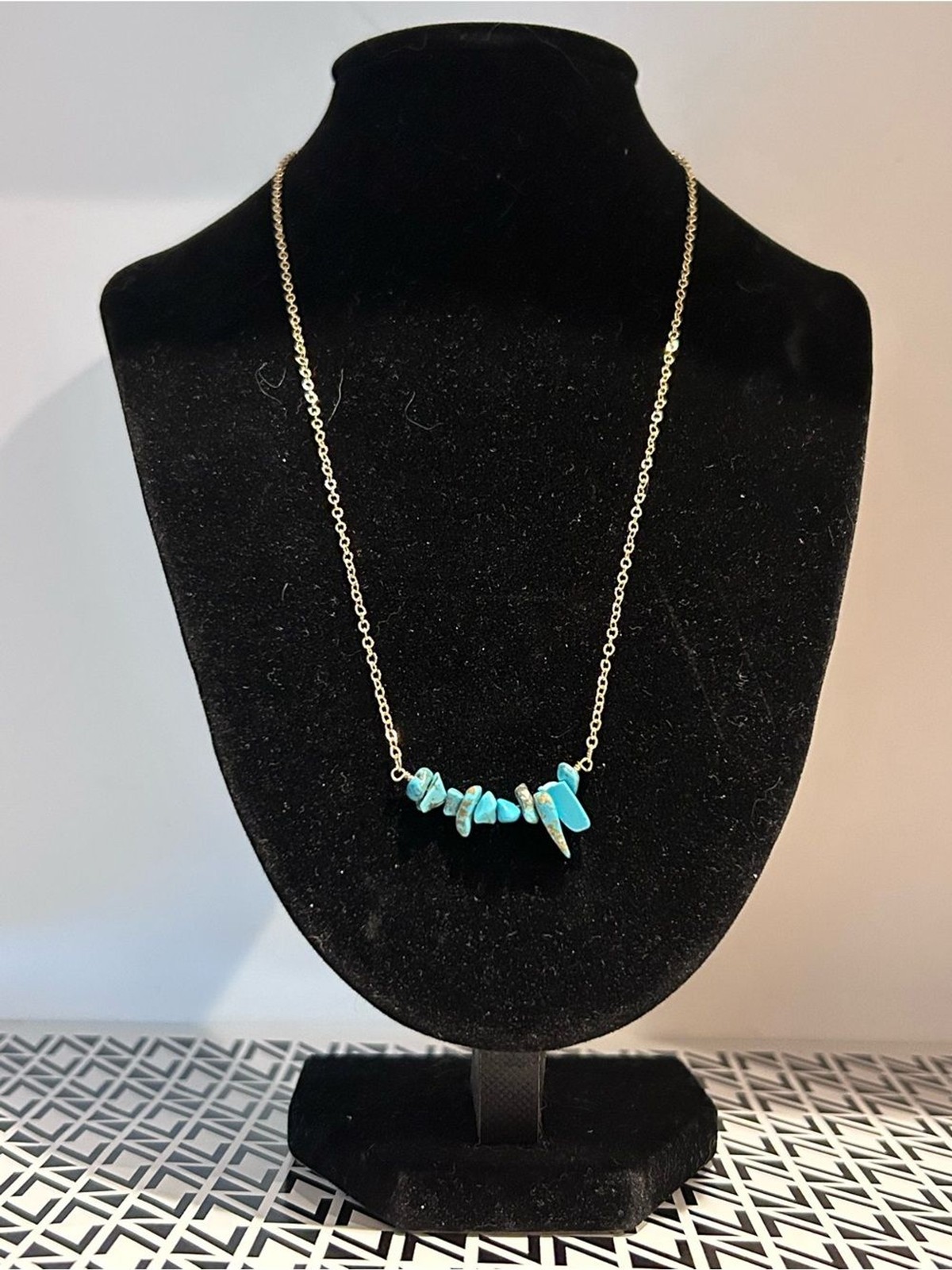 Stone Bar Necklace – Women Jewelry