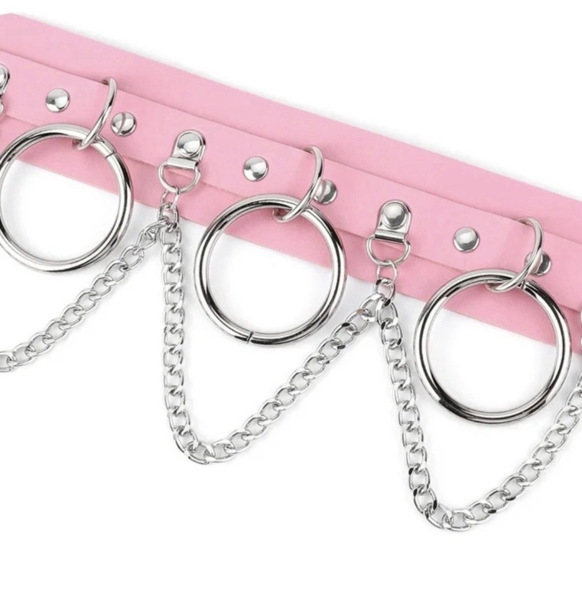 Harajuku Chocker Lock Key Rivets Black Goth Punk Choker