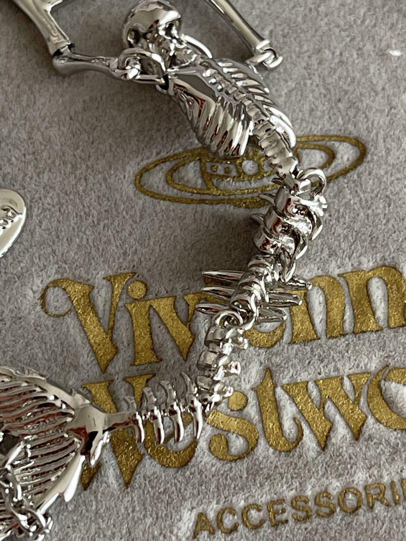 Vivienne Westwood Bracelet Silver Skeleton Mermaid Skull Ariel NO BOX