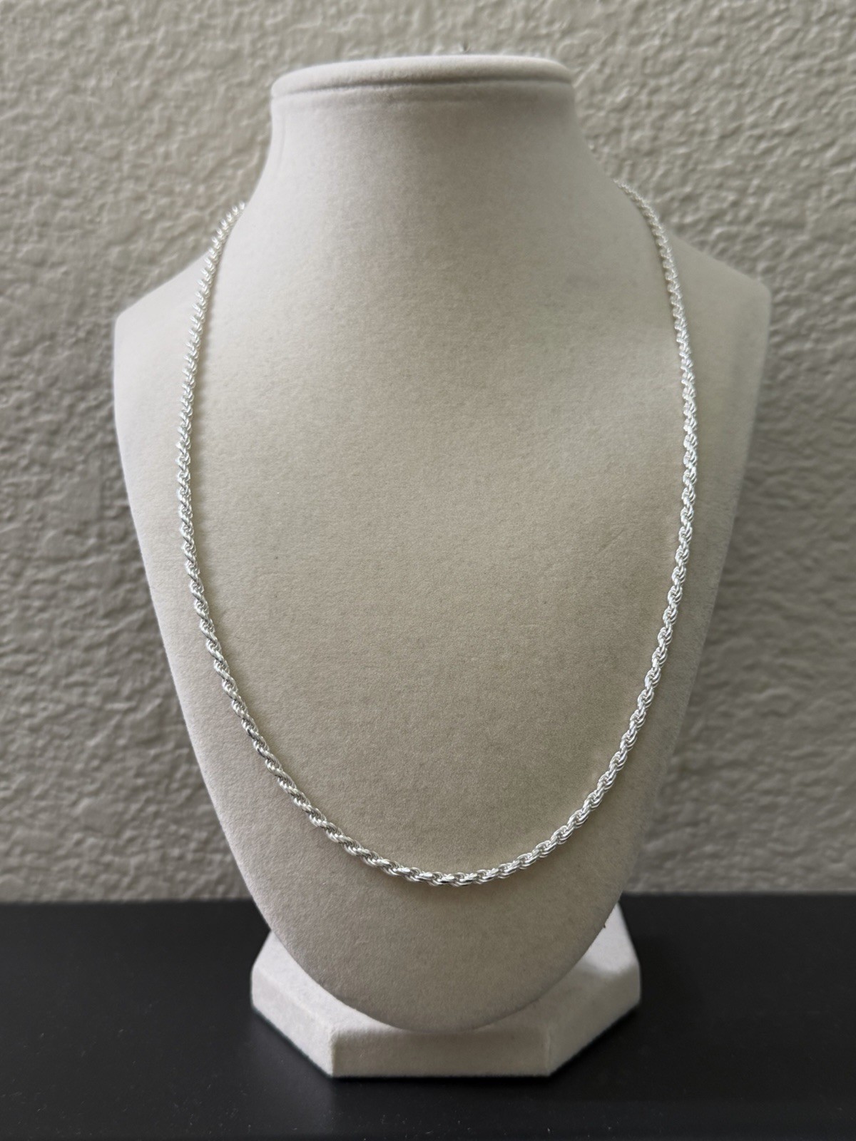 22 inch 2.9mm – 925 Sterling Silver Rope Chain