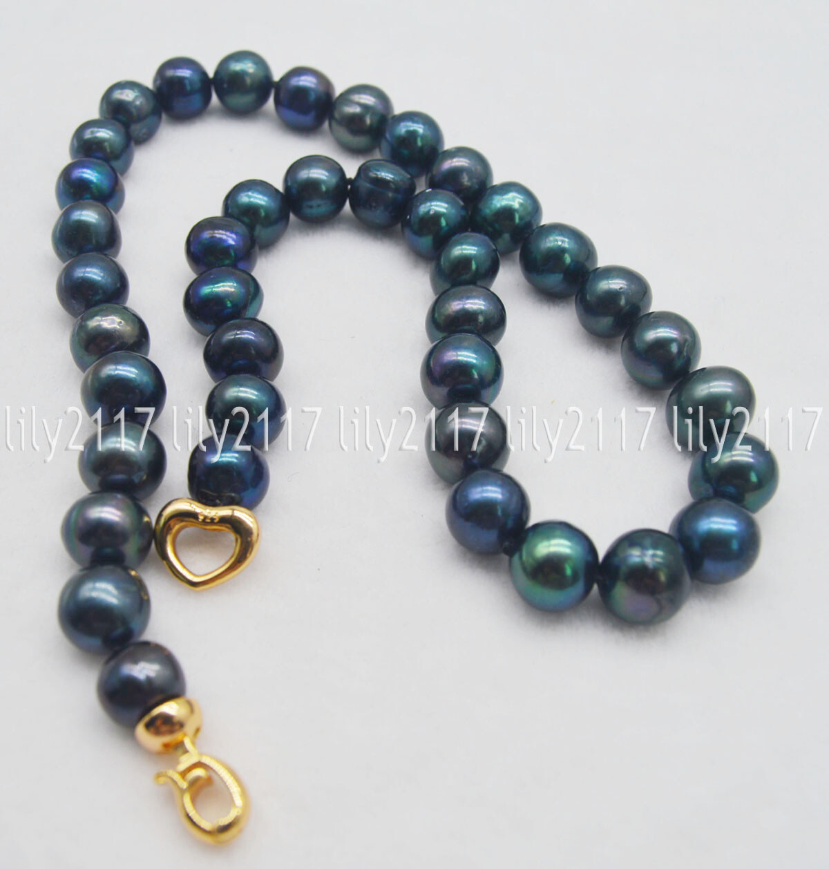 Genuine Natural 12-13mm Tahitian Peacock Black Pearl Necklaces 16-36” AAA+