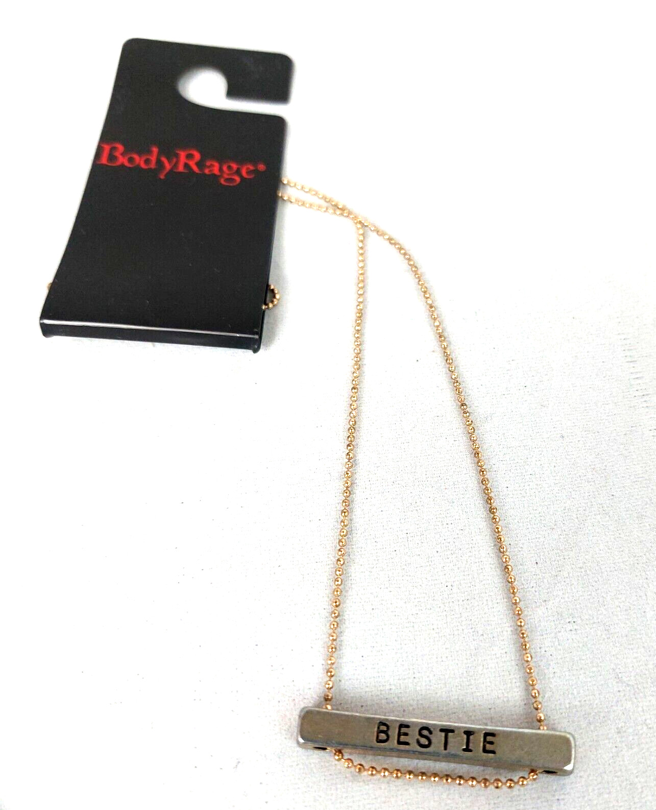 New BODY RAGE Girls Women’s Necklace Bestie Hearts Valentine’s day Friend
