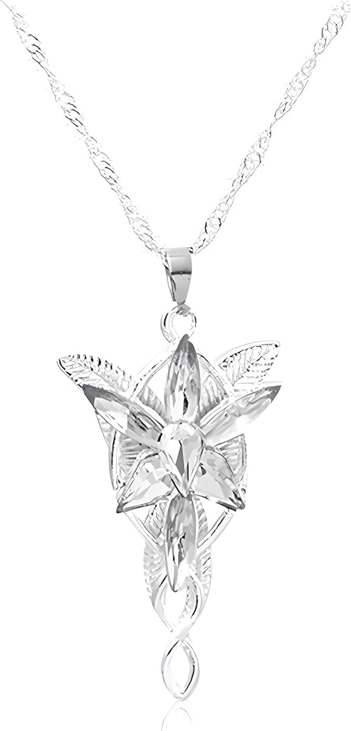 Arwen Evenstar Necklace LOTR Lord Power Pendant Jewelry Gifts for Men Women Her