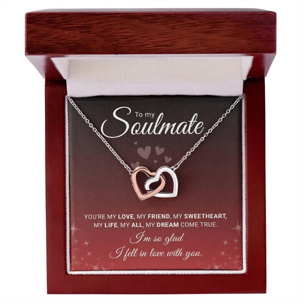 Soulmate Necklace for Women – Anniversary, Birthday – Soulmate Gift For Her
