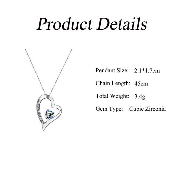 To My Girlfriend Necklace Christmas/Birthday/Anniversary Gift for her