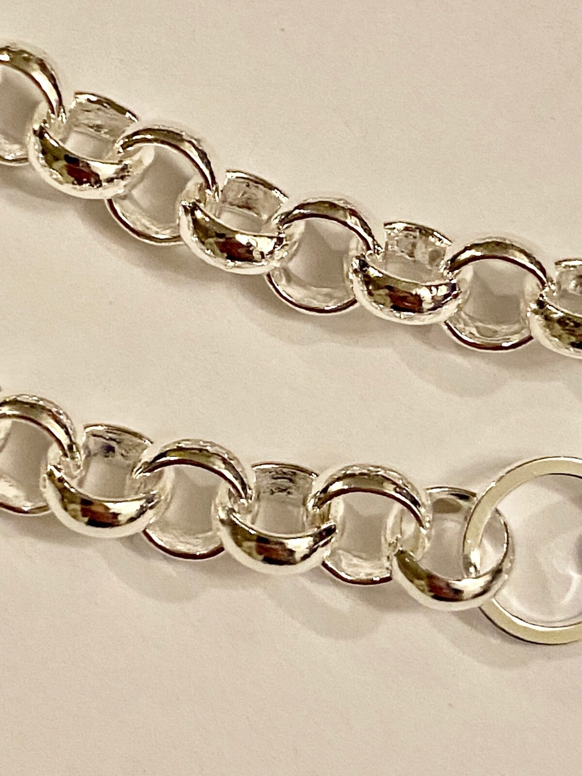❤️Authentic Origami Owl Silver 18-20″ Rolo Chain Necklace Retired Thick Heavy❤️
