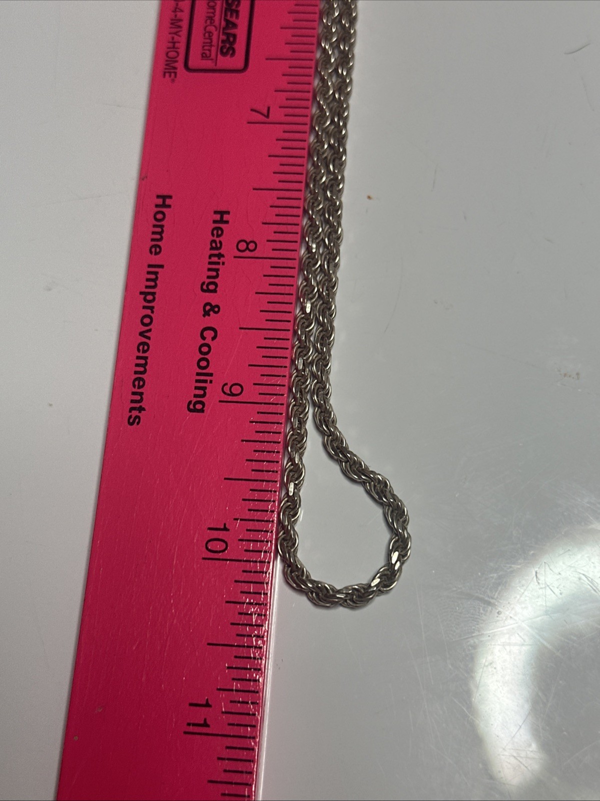 silver Italy 925 Rope Chain