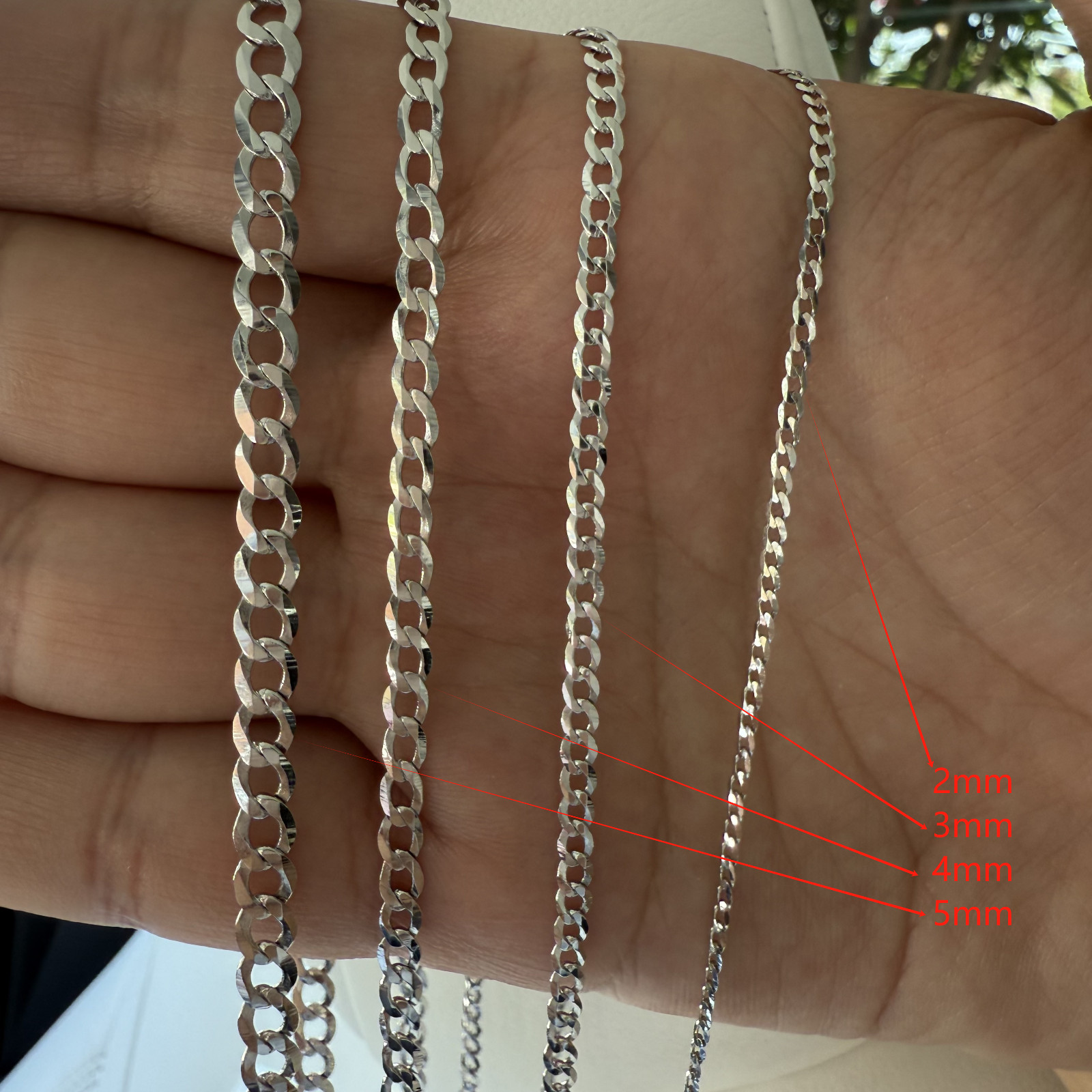 Sterling Silver .925 Snake Chain Necklace 2mm~5mm 18″ 20″ 22″ 24″ FREE SHIPPING!