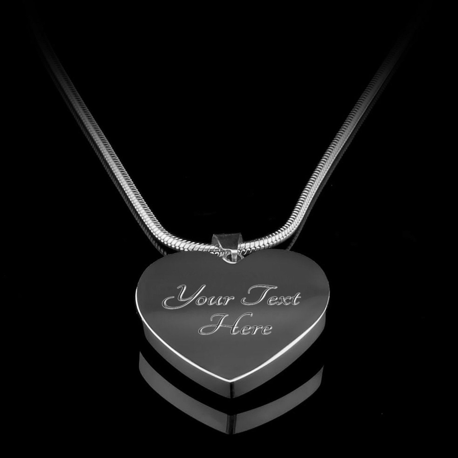 To My Wife Necklace Heart Pendant Jewelry Gifts For Wife Forever I Love You