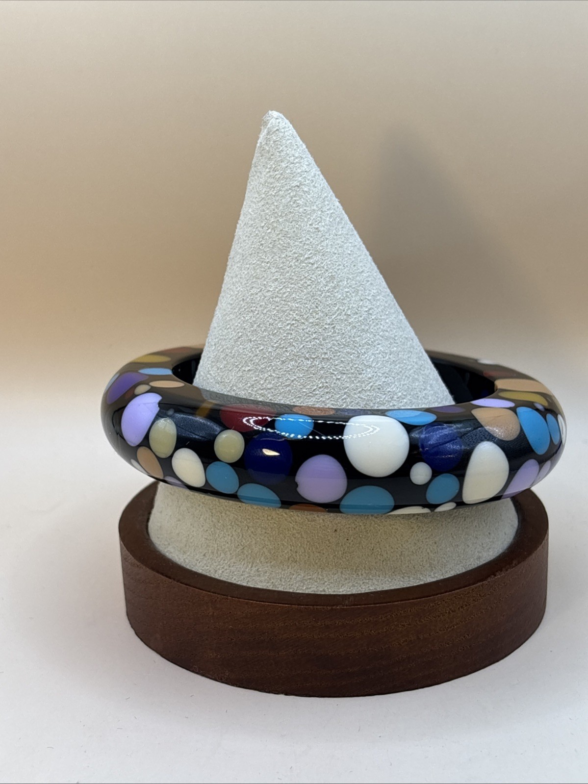 Sobral Jackie Brazil Party Mix Multi-Colour Dots Bangle Statement Piece