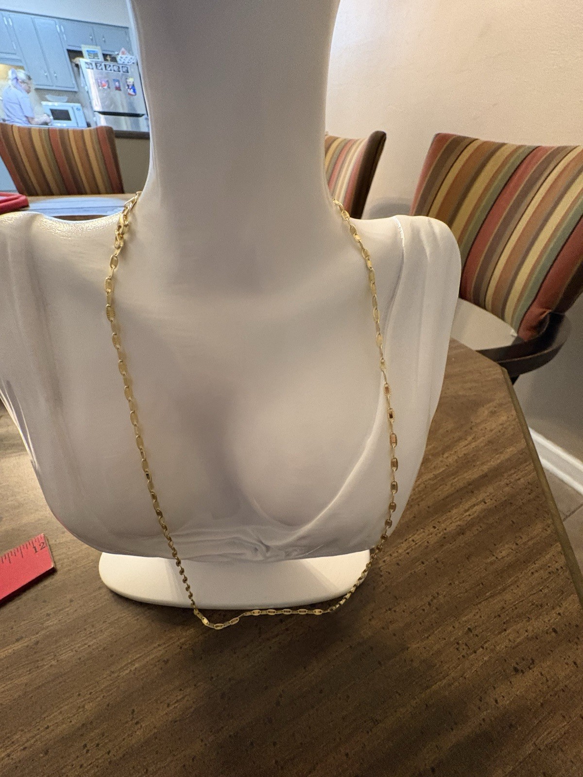Gold Over 925 Sterling 24 inch Twisted Valentino, 1.9mm, 5.3 grams