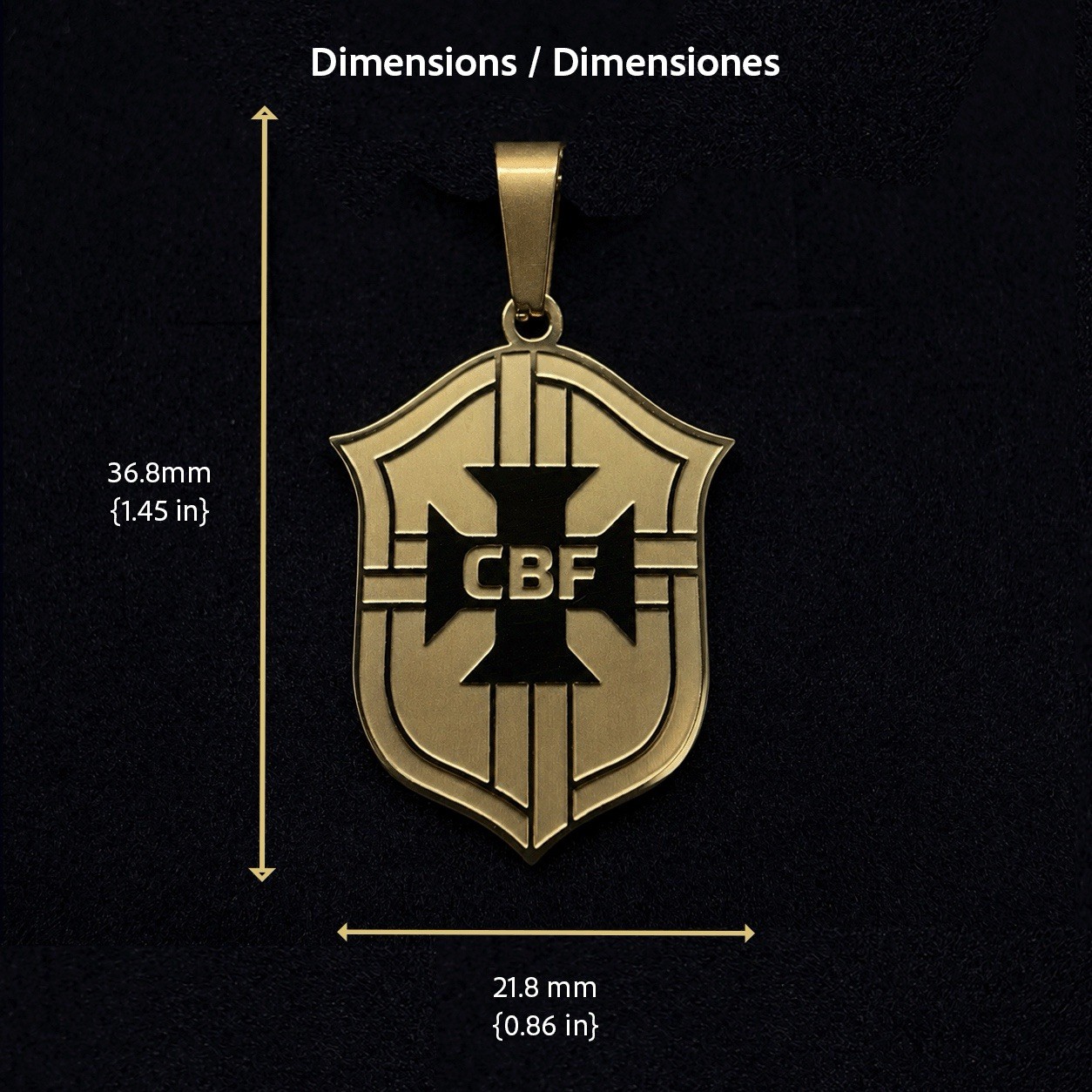 Brazil World Cup 2026 Necklace | 18K Gold Plated