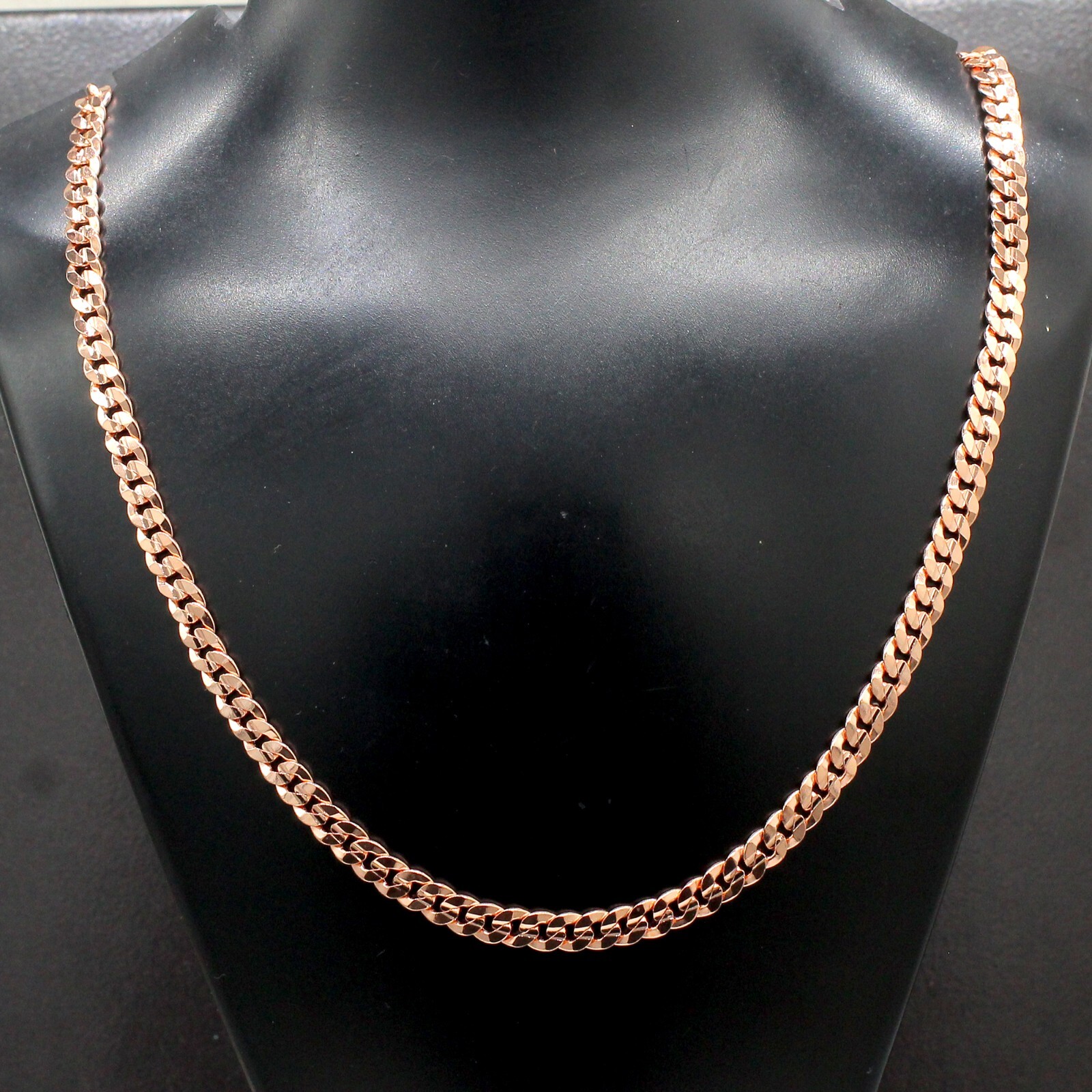 Pure Solid Copper Cube Chain Design Women And Men Chain Necklace Copper CPN17
