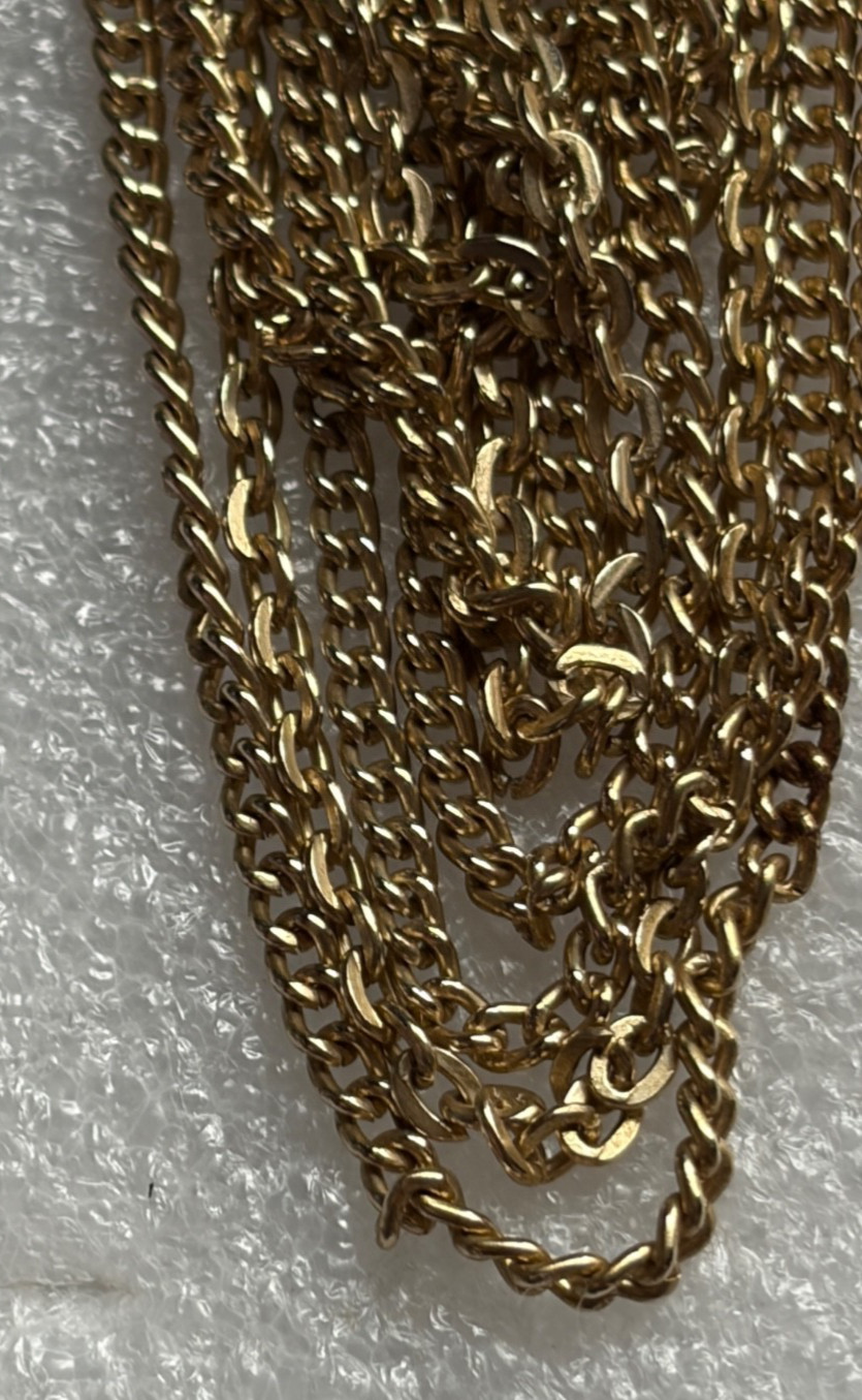 MULTI CHAIN GOLD TONE NECKLACE – GORGEOUS PIECE