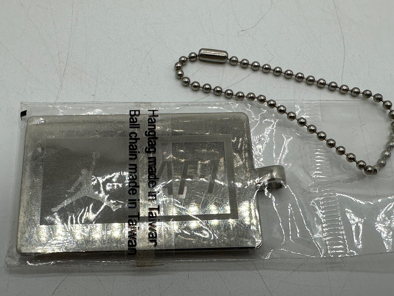 AF-1 Michael Jordan Nike Pendant, Dog Tag, Keychain Metal & White Jump Man Logo