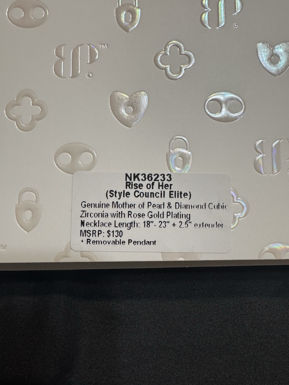 Bomb Party Luxe Layer ‘Rise of Her’ GENUINE Mother of Pearl and Diamond CZ on RG