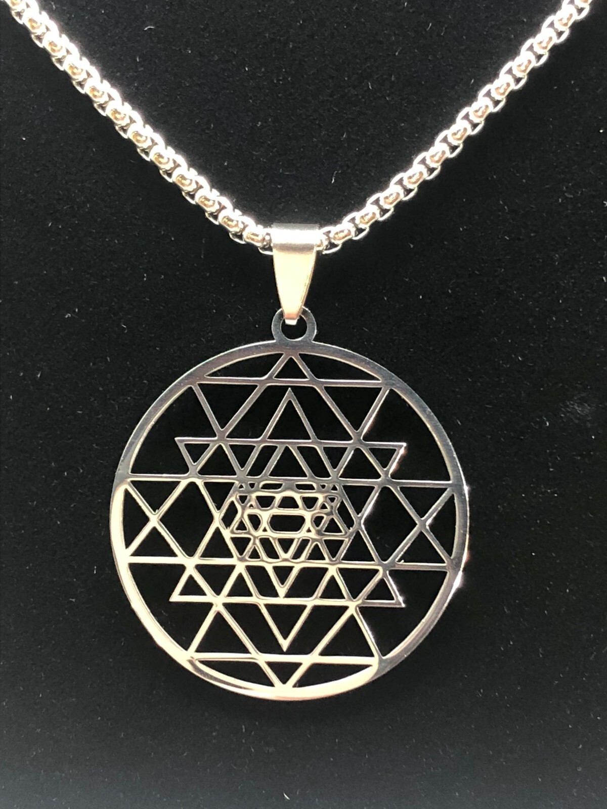 Salomon’s king star pendant free 19″ s steel chain Good luck prosperity