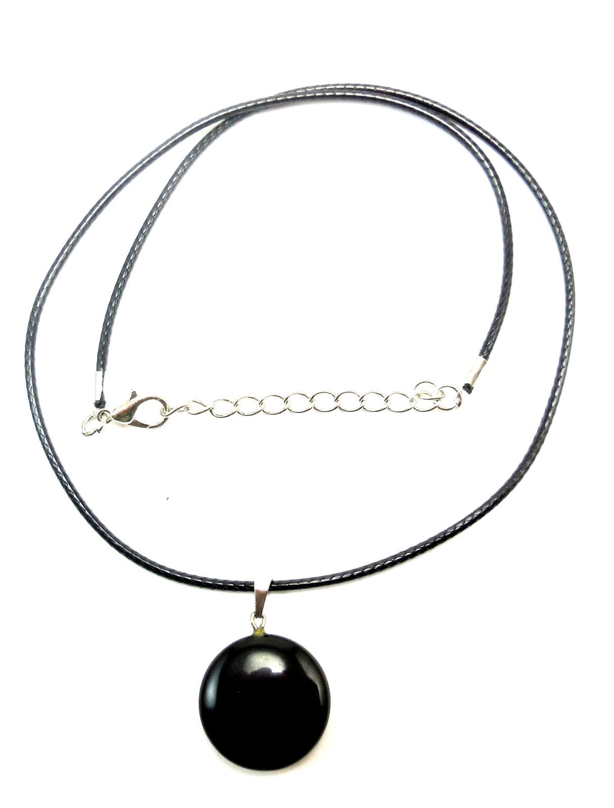 Christmas Santa Black Coal Charcoal Necklace for Naughty Kids and Adults