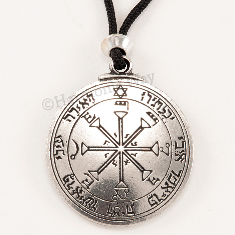 TALISMAN of SUN Magic Pentacle Solomon Seal HEALTH WEALTH Pendant Necklace