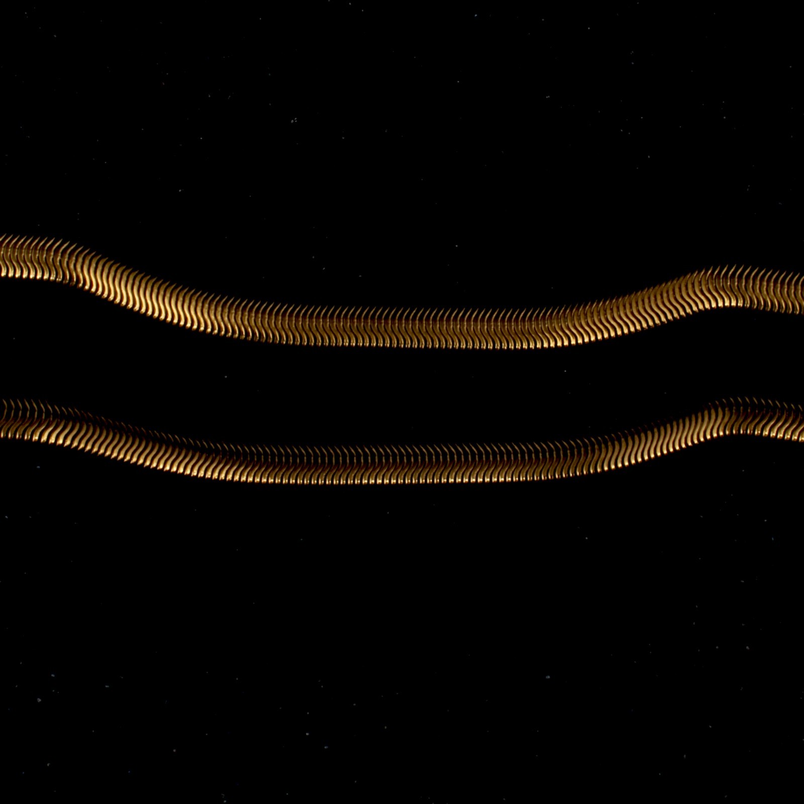 Gold Plated Snake Chain Necklace for Men & Women Smooth Flat Link Chain