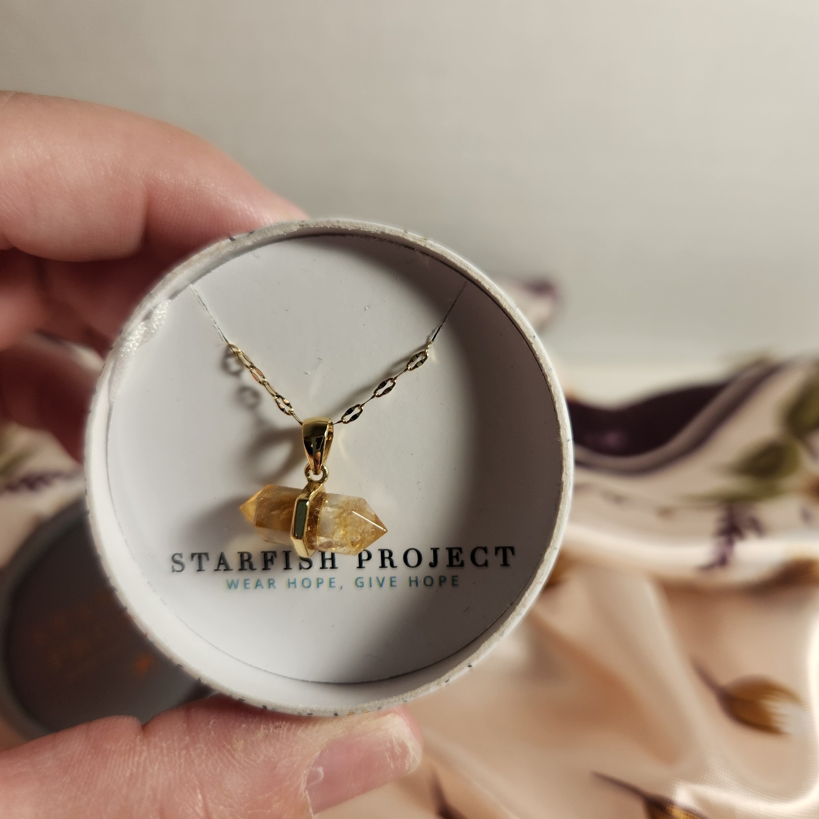 Starfish Project Jewelry, Necklace, New In Box, stone