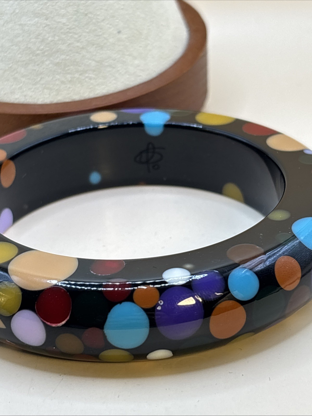 Sobral Jackie Brazil Party Mix Multi-Colour Dots Bangle Statement Piece