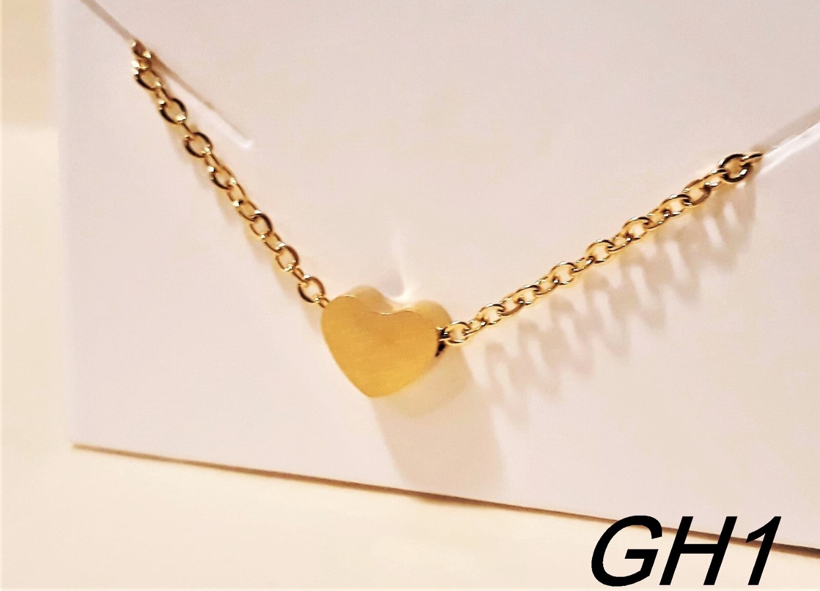 Heart Love Necklace, Valentine’s Day Gift, Gold Heart Necklace, Gift for Mom