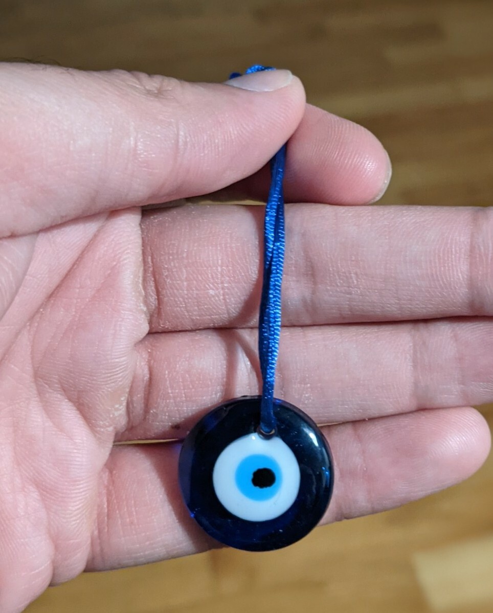New Fashion Turkish Blue Evil Eye Keychain Lucky Evil Eye Charm Pendant