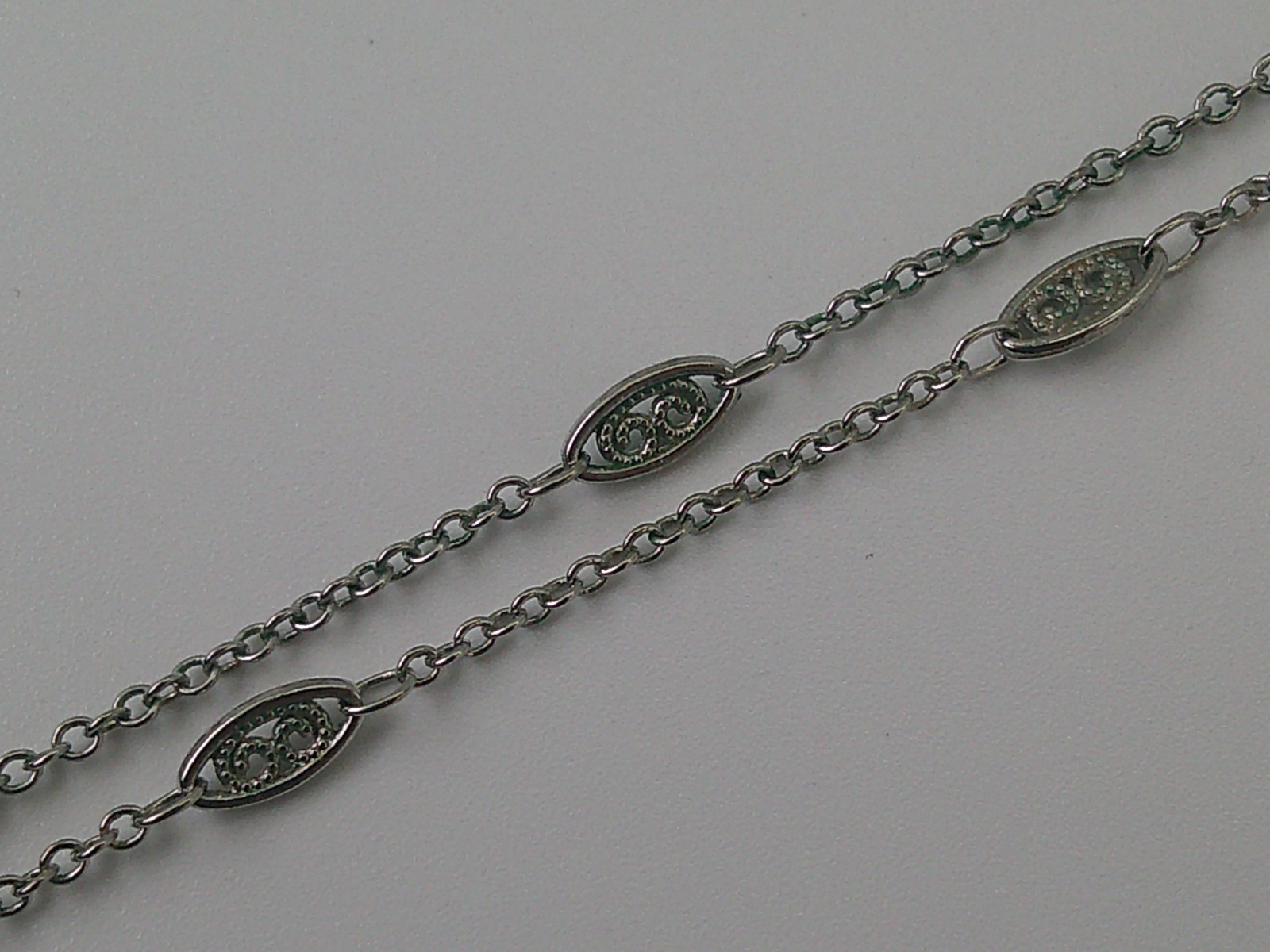 Mariana Rhodium Plated & Mint Green Stone 15mm Pendant Necklace 17-21″ Adjust.