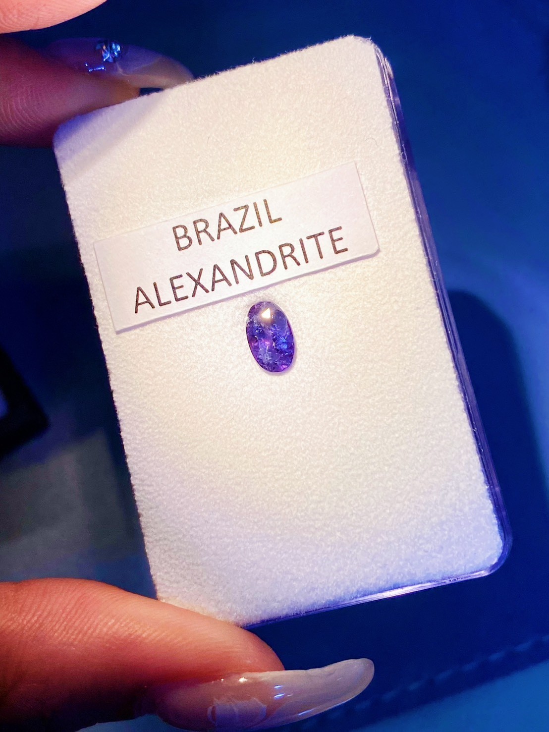 [jerseychou] Natural alexandrite 0.92ct,Brazil