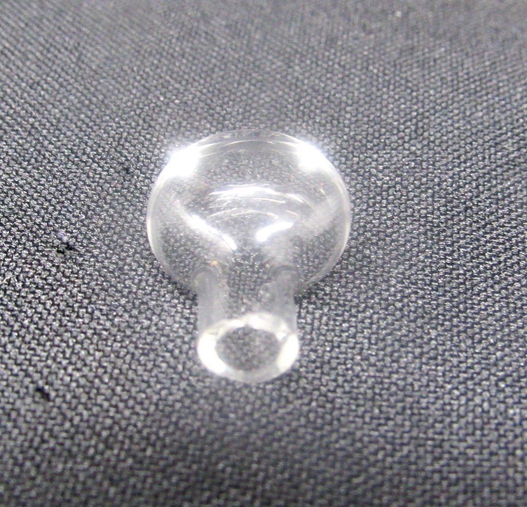 Bottle Flask Clear Glass Vial 1inch Charm Cremation Ashes US Seller T