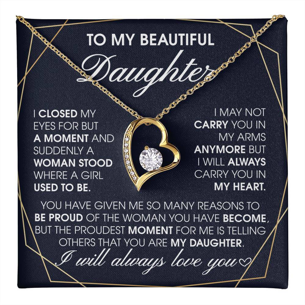 My Daughter, Daughter Necklace Jewelry, Gift For Daughter From Dad