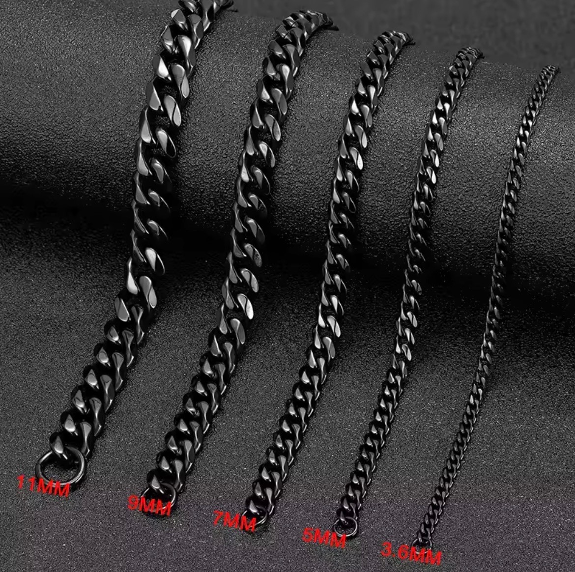 925 Sterling Silver Cuban Link Chain Necklace Various Sizes Men Women Non Ta