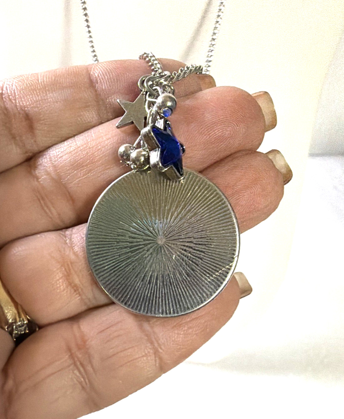 Paparazzi: Liberty and Justice For All – Extra Long Necklace Blue & Earrings Set