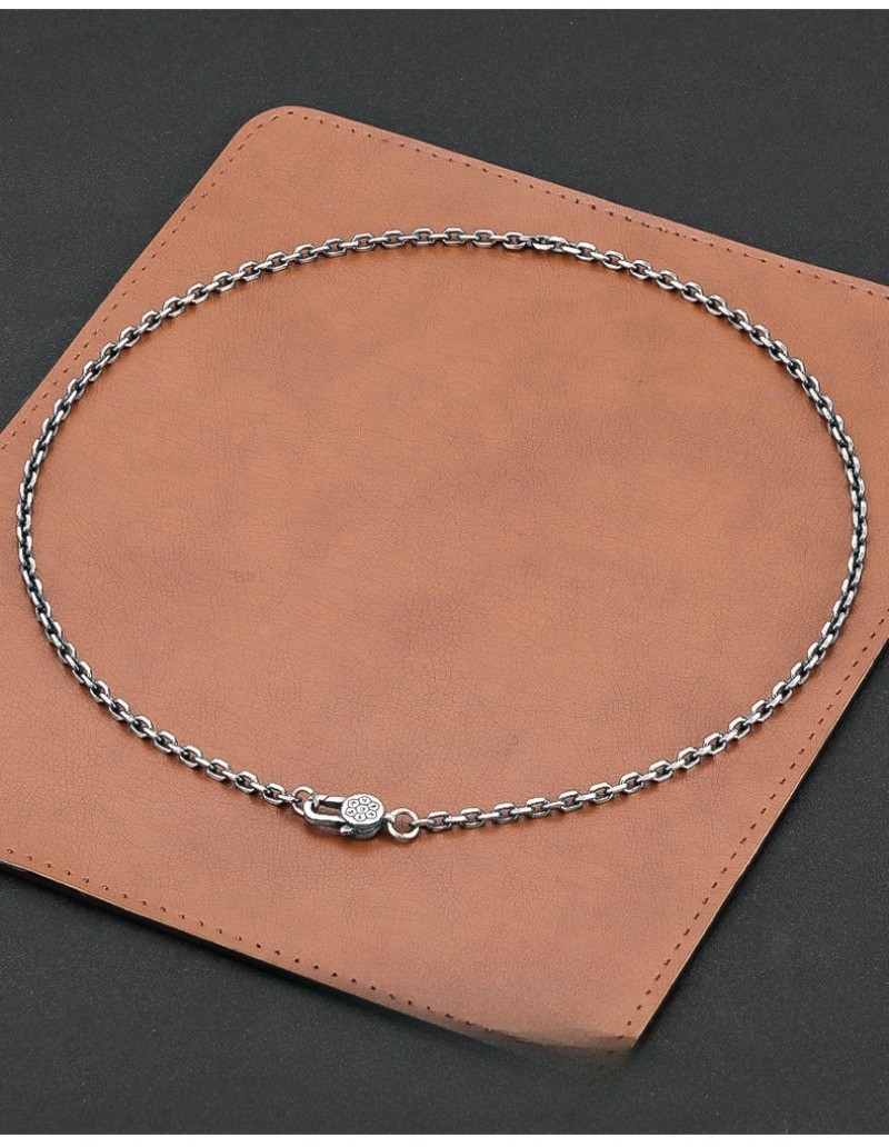 Artisan Cable Link Chain S925 Sterling Silver Heavyweight Men & Women Necklace