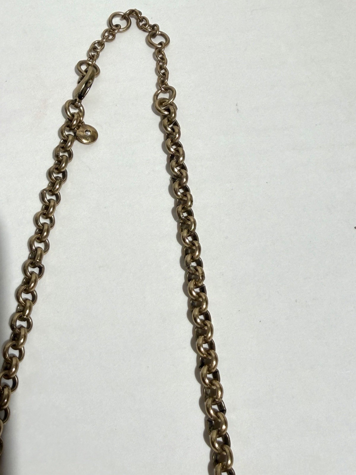 J CREW Statement 20″ Necklace Rhinestone Jewelry Chunky gold tone Adjustable