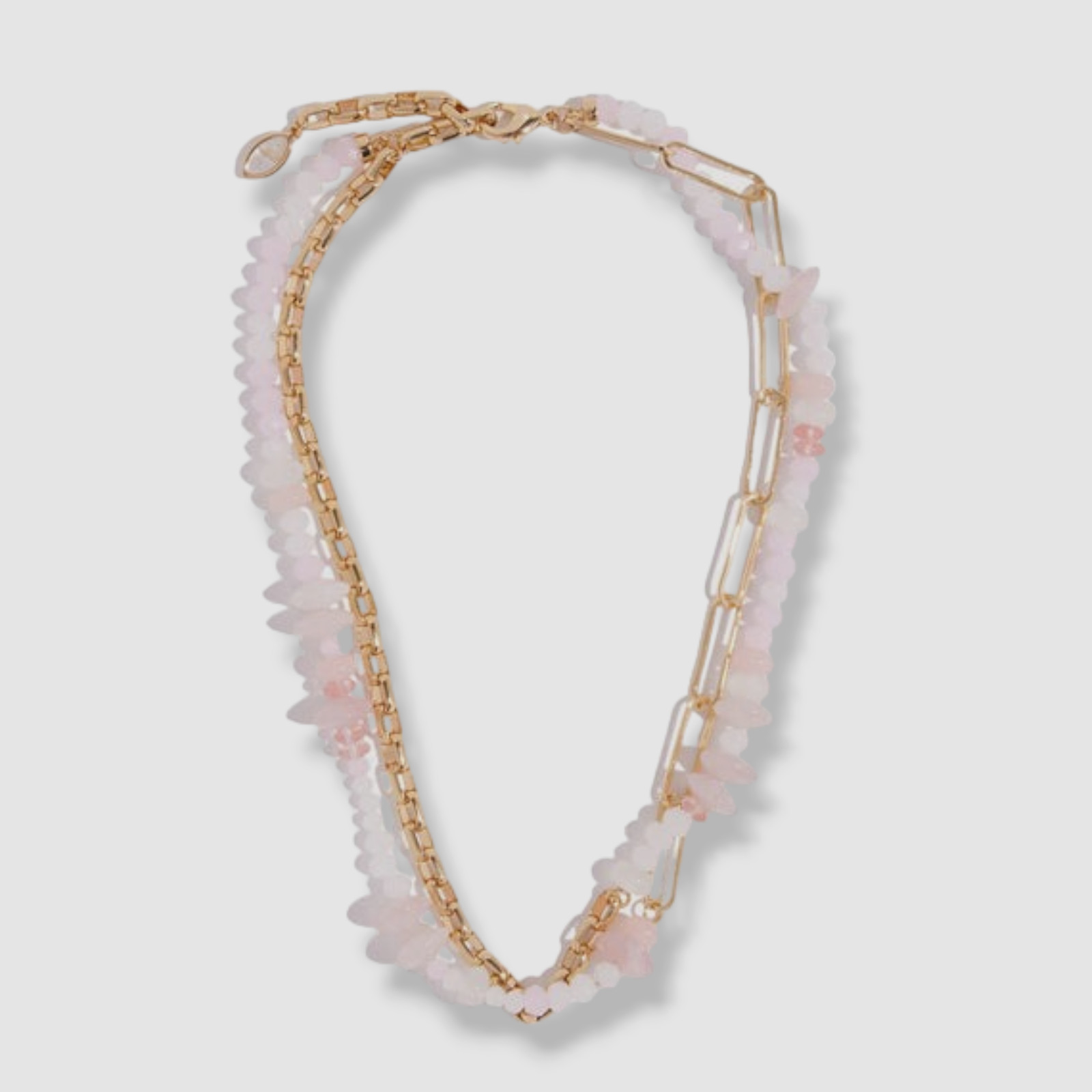 $275 Mignonne Gavigan Women’s 14k White Gold Plated Rose Beads Necklace