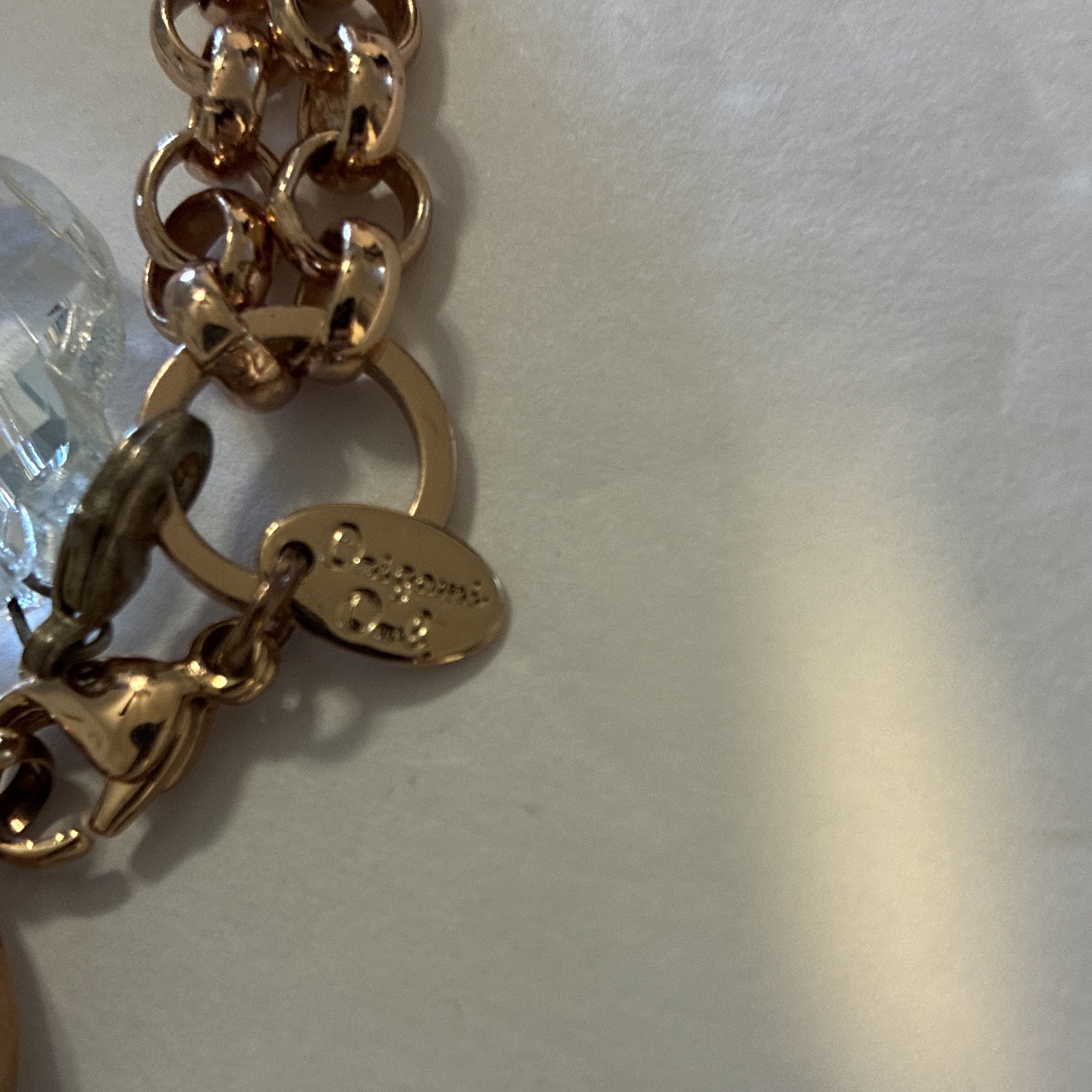Origami Owl Rose Gold Convertible Living Locket Necklace Winter Snowflake Set