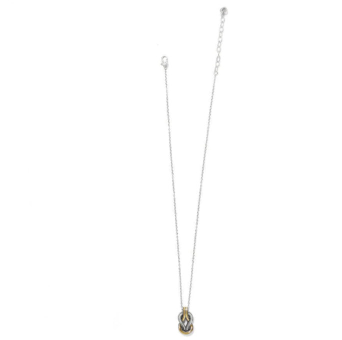 Brighton Interlok Harmony Two-Tone Necklace Pendant Necklace NWT $82