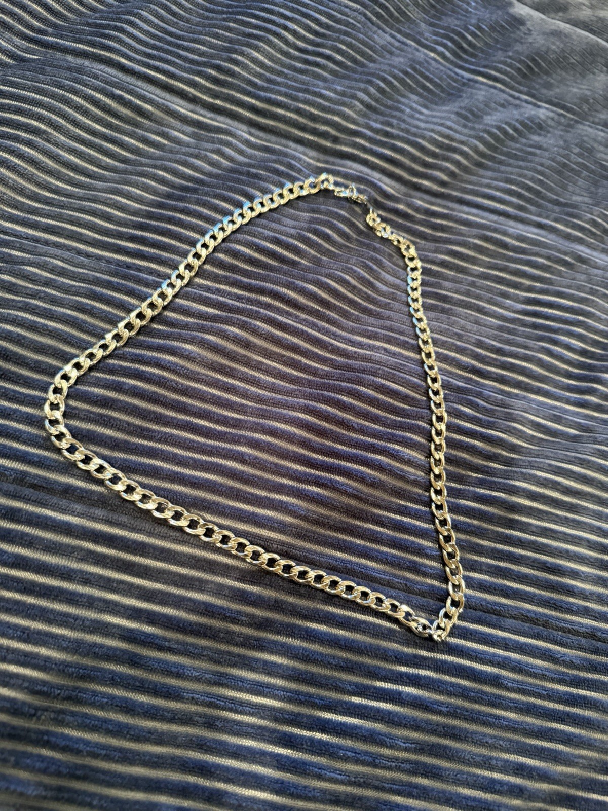 Silver Neck Chain 7mm 60 Cm Stainless Steel