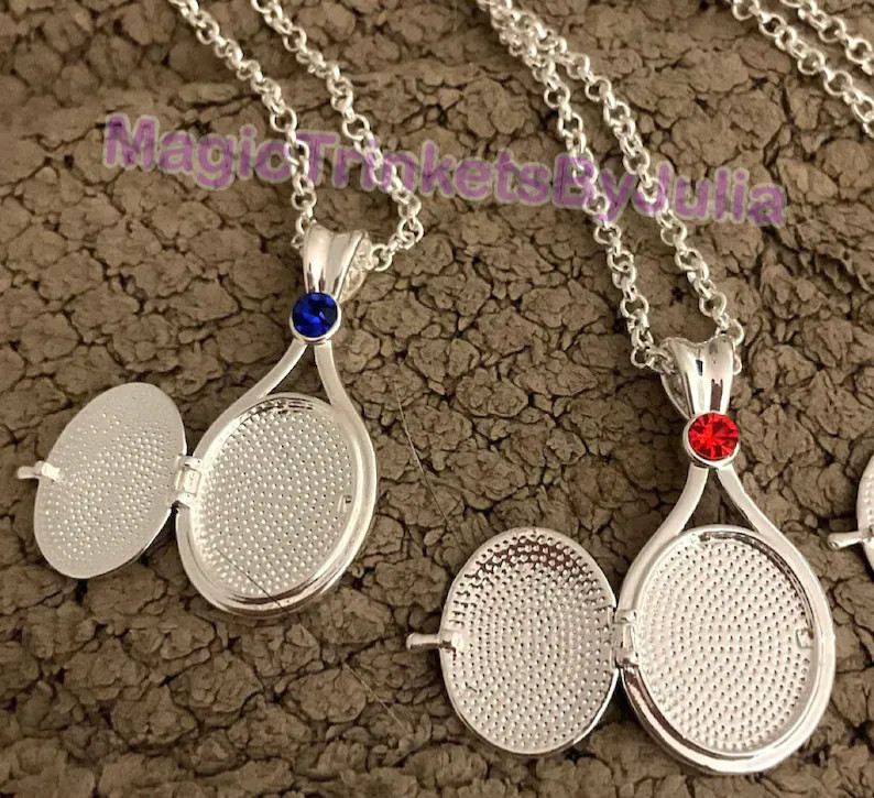 H2O Just Add Water Cute MINI Lockets Rhodium Plated Rolo Chain Necklace Mermaids