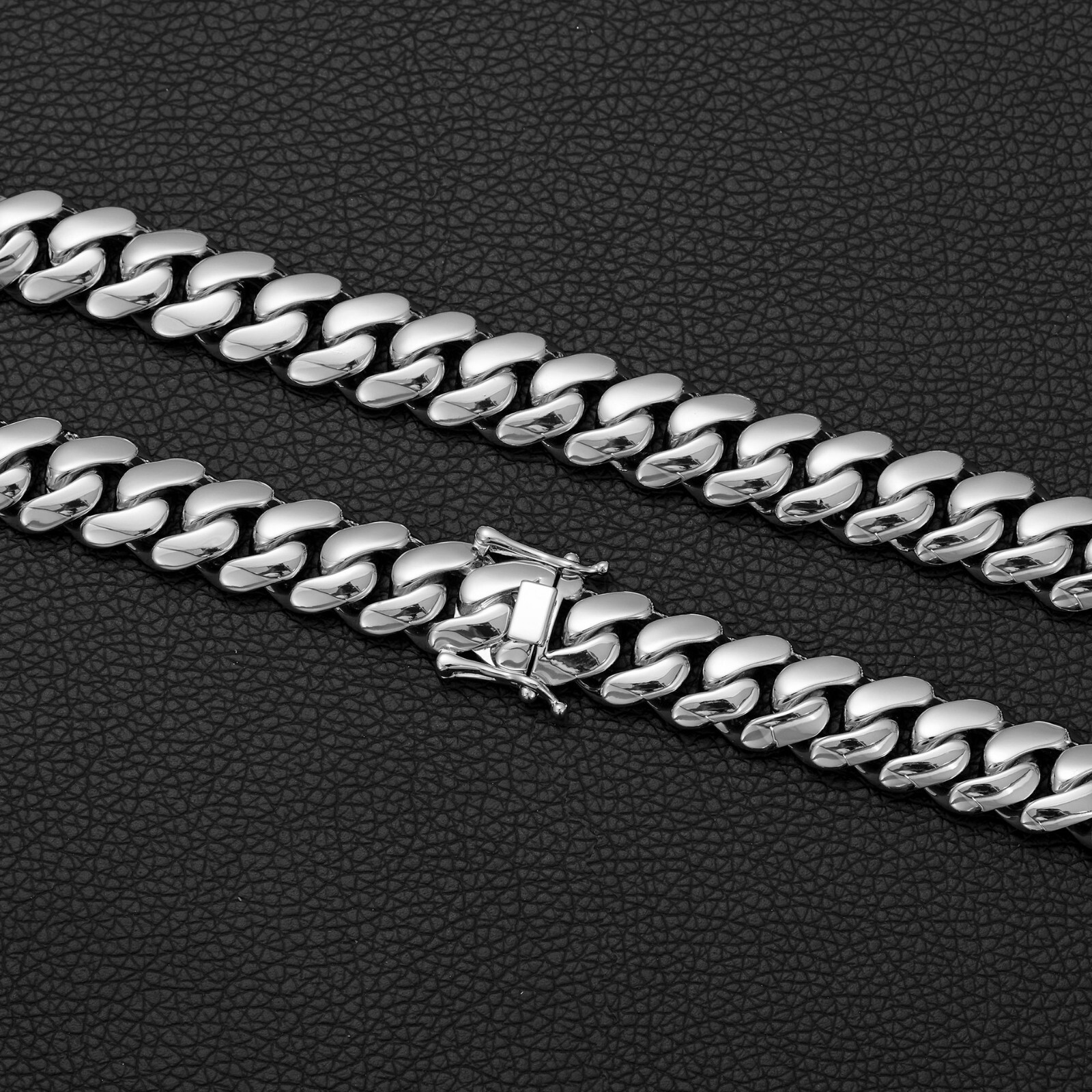 10-22mm Stainless Steel MEN Miami Hip Hop Cuban Chain Necklaces or Bracelets