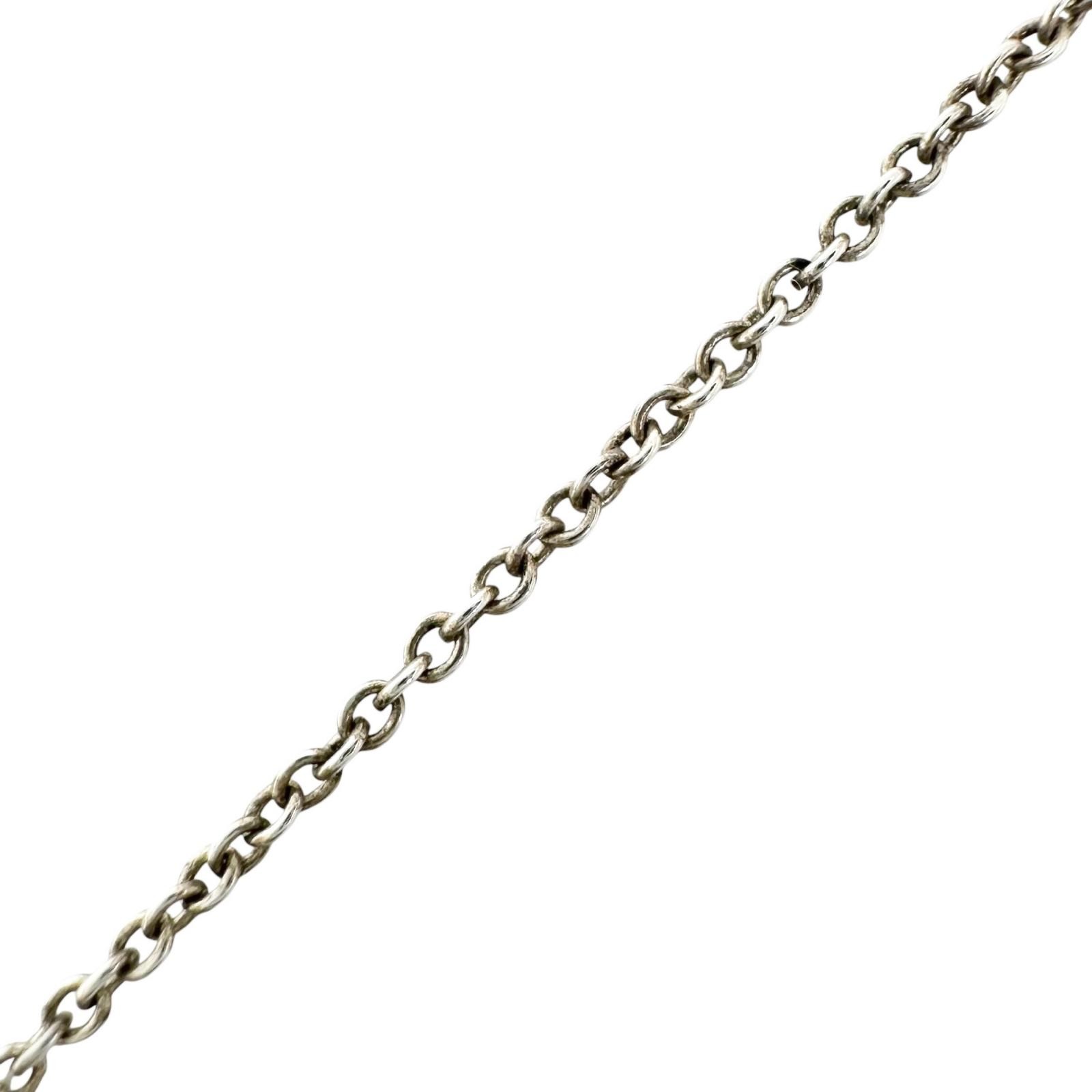 TIFFANY&Co. Elsa Peretti Color by the Yard Pendant Necklace Silver925/Aquama…