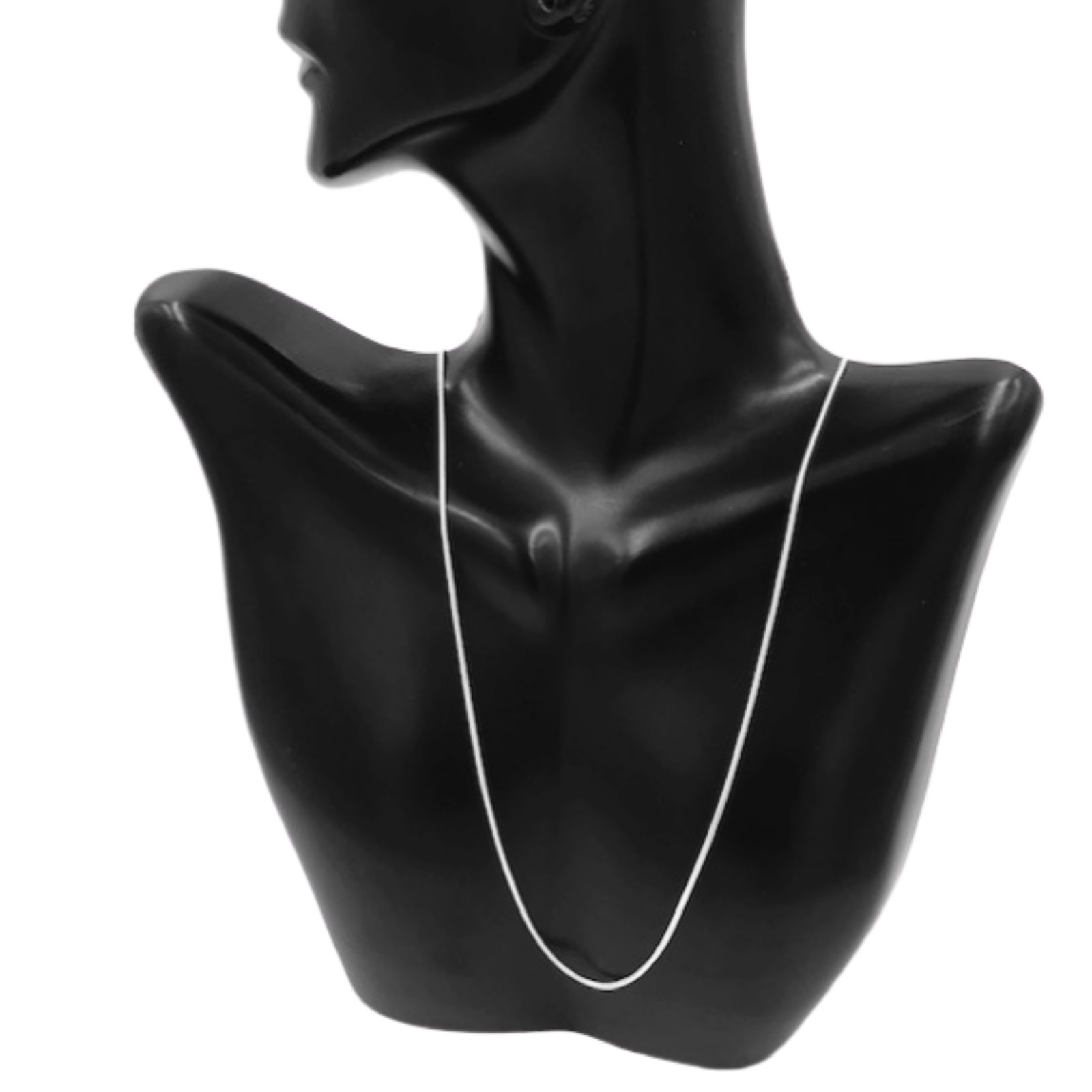 Italian 1mm Snake Chain Necklace 18, 20, 24 or 30 Inch Sterling Silver