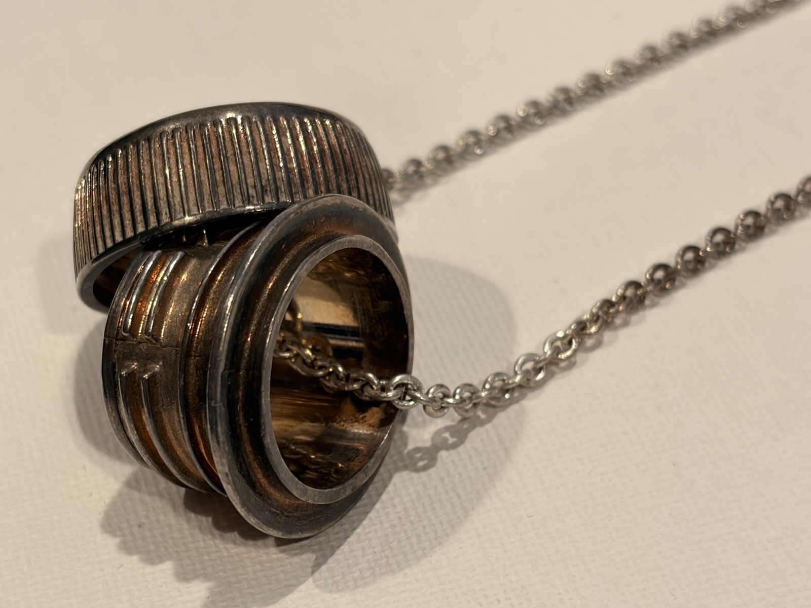 Maison Margiela Line 11 Unisex Silver Chain Bottle Cap Replica Pendant Necklace