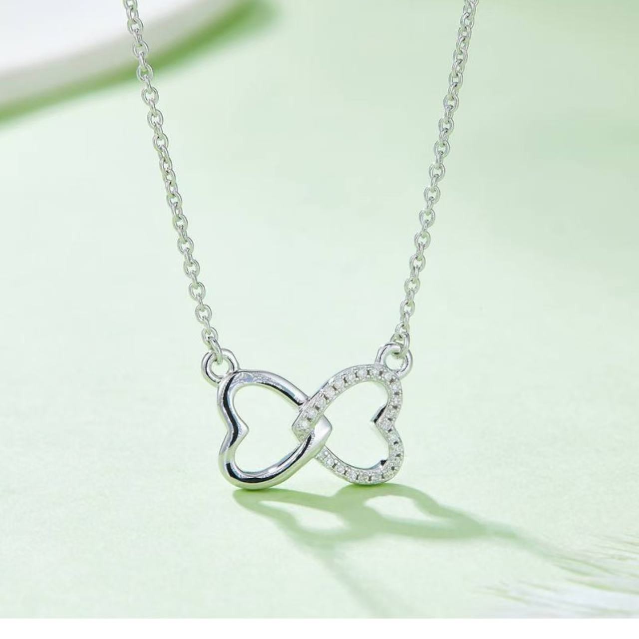 Star Heart Moissanite 925 Silver Necklace D Color VVS1 for Luxury Jewelry Gift
