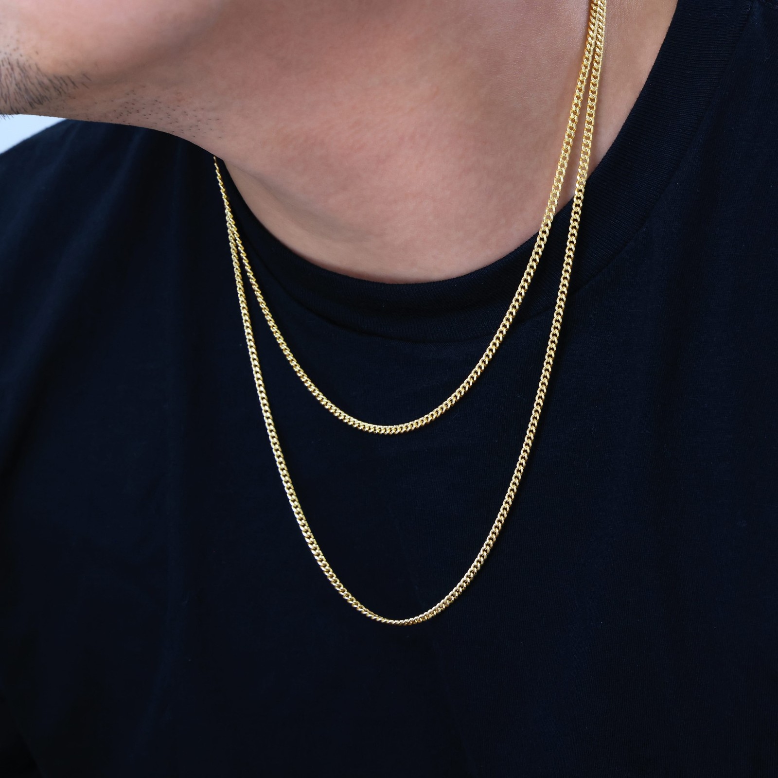 14K Yellow Gold 3mm-12.5mm Miami Cuban Link Chain Necklace Mens Women 16″- 30″