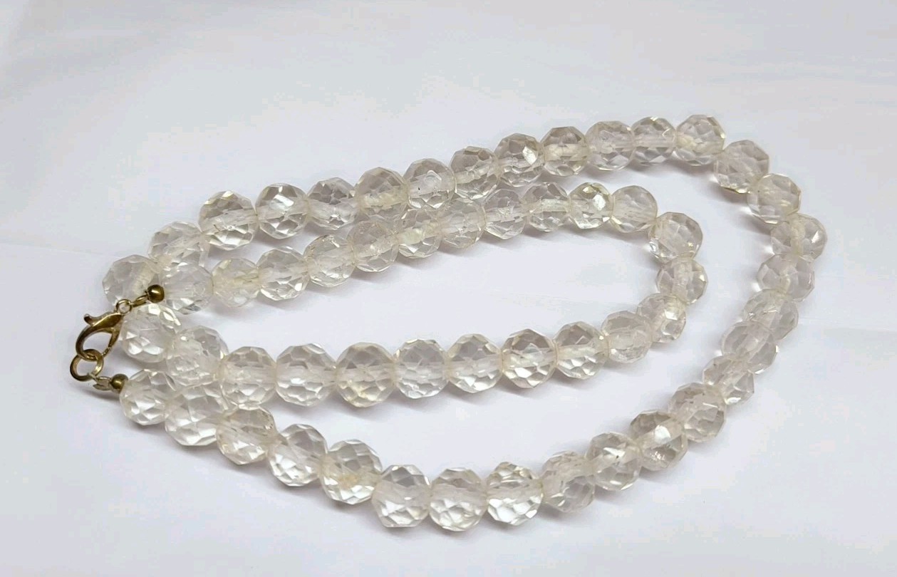 Buy Natural Faceted Crystal Beads Necklace